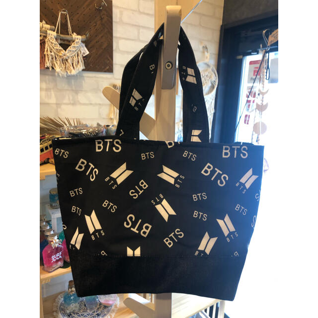 ミニトートバッグ　bts オーダー受付中ハンドメイドbts