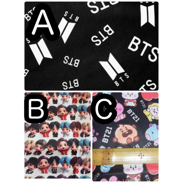 ミニトートバッグ　bts オーダー受付中ハンドメイドbts