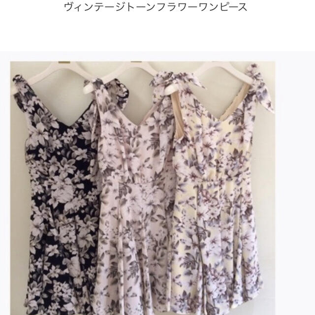 【美品】♡スナイデル♡ヴィンテージトーンフラワーワンピース♡