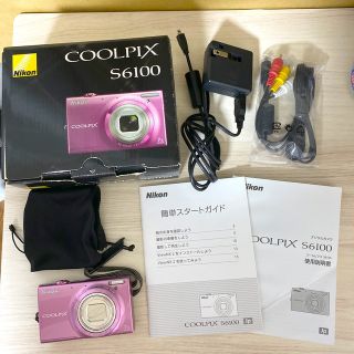 ニコン(Nikon)のNikon製coolpix s6100 ピンク(コンパクトデジタルカメラ)