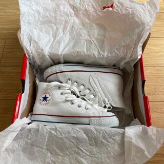 コンバース(CONVERSE)のコンバース　ハイカット　ホワイト　ほぼ新品(スニーカー)