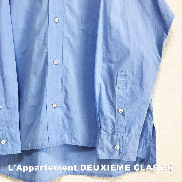 L'Appartement DEUXIEME CLASSE(アパルトモンドゥーズィエムクラス)の【L'Appartement DEUXIEME CLASSE】デニムシャツ レディースのトップス(シャツ/ブラウス(長袖/七分))の商品写真