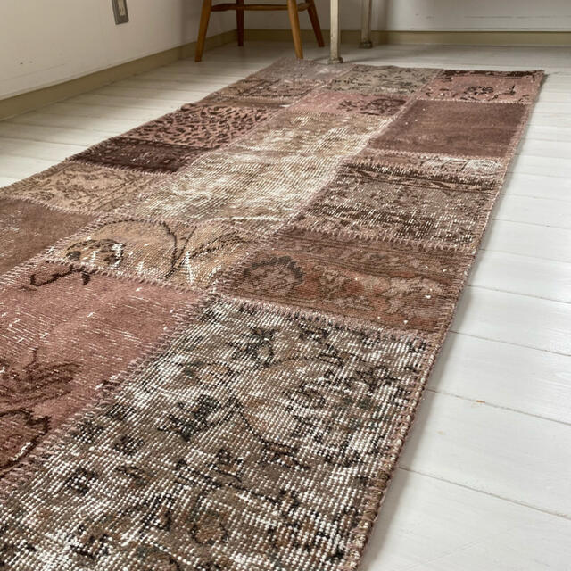 vintage rug,078の通販 by fave|ラクマ turkish 高品質好評