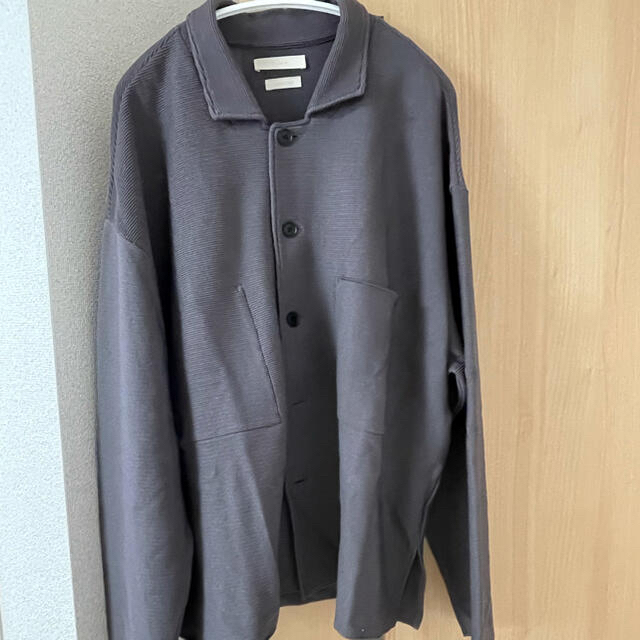 COMOLI(コモリ)のYOKE Knit Shirt Jacket（ニットシャツジャケット） メンズのトップス(カーディガン)の商品写真