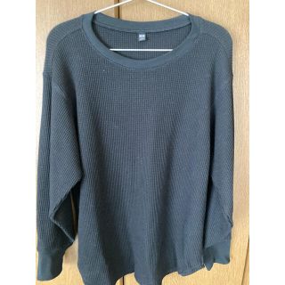 ユニクロ(UNIQLO)のユニクロ　ワッフルクルーネックT（長袖）(Tシャツ(長袖/七分))