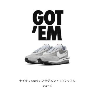 ナイキ(NIKE)のsacai fragment nike ldwaffle サカイ ナイキ (スニーカー)