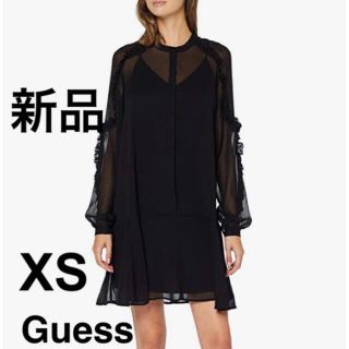 ゲス(GUESS)の【新品未使用】Reanna Asymmetric Hem Frill Dress(ミニドレス)