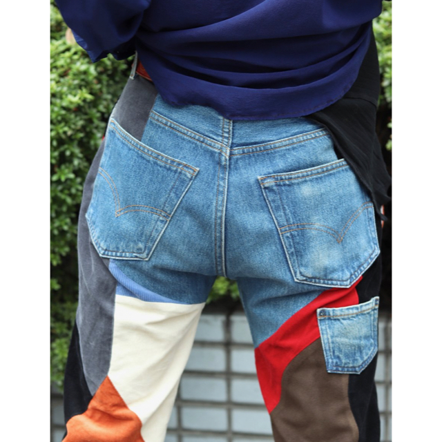 JOHN LAWRENCE SULLIVAN(ジョンローレンスサリバン)のMASU×PALETTE art alive C.L JEANS メンズのパンツ(デニム/ジーンズ)の商品写真