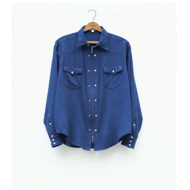 JOHN LAWRENCE SULLIVAN(ジョンローレンスサリバン)のMASU × PALETTEZIP-UP SILK WESTERN SHIRTS メンズのトップス(シャツ)の商品写真