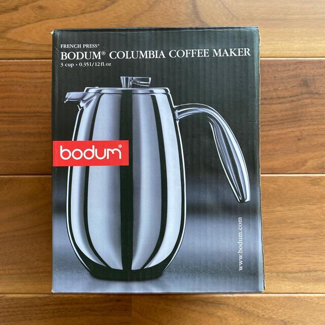 bodum(ボダム)のボダム　ステンレス　コロンビア　コーヒーメーカー　 スマホ/家電/カメラの調理家電(コーヒーメーカー)の商品写真