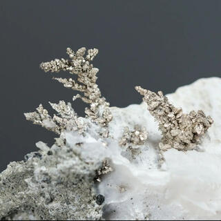 モロッコ 自然銀 G-375 天然石 原石 鉱物 標本 鉱石 蛍石 シルバー(その他)