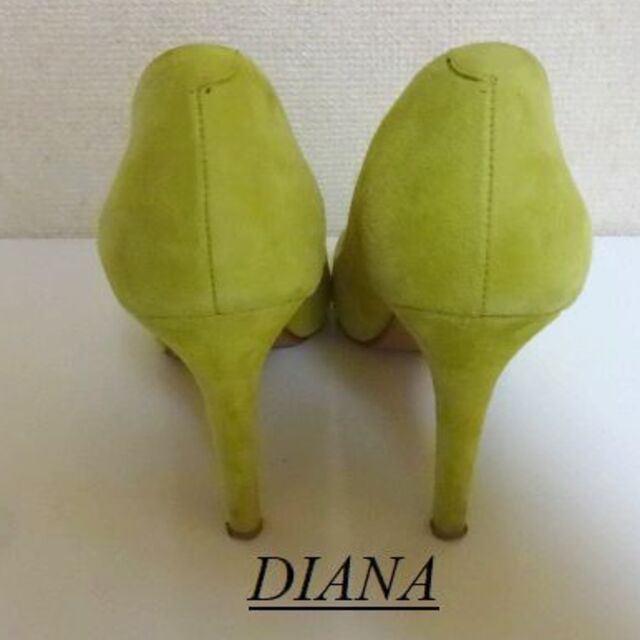 DIANA(ダイアナ)のDIANAダイアナ♡イエロースエードパンプス レディースの靴/シューズ(ハイヒール/パンプス)の商品写真