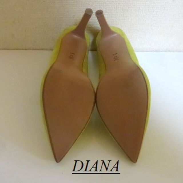 DIANA(ダイアナ)のDIANAダイアナ♡イエロースエードパンプス レディースの靴/シューズ(ハイヒール/パンプス)の商品写真