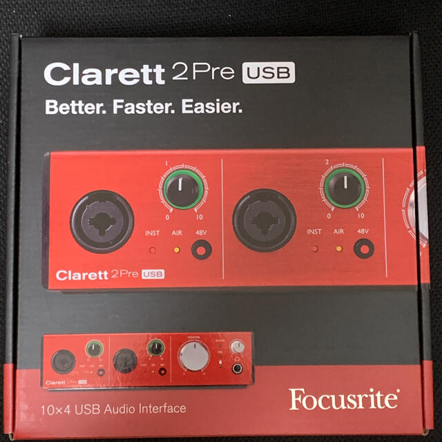 Tsubasa様専用出品　Focusrite CLARETT2Pre USB  楽器のDTM/DAW(オーディオインターフェイス)の商品写真