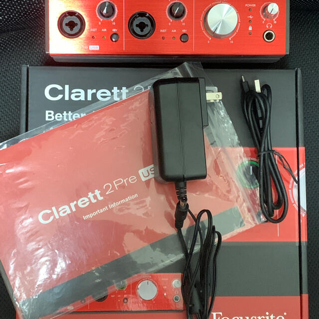 Tsubasa様専用出品　Focusrite CLARETT2Pre USB  楽器のDTM/DAW(オーディオインターフェイス)の商品写真