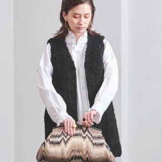 THE RERACS ザ リラクス/ユナイテッドアローズ ジレ ボア ブルゾン