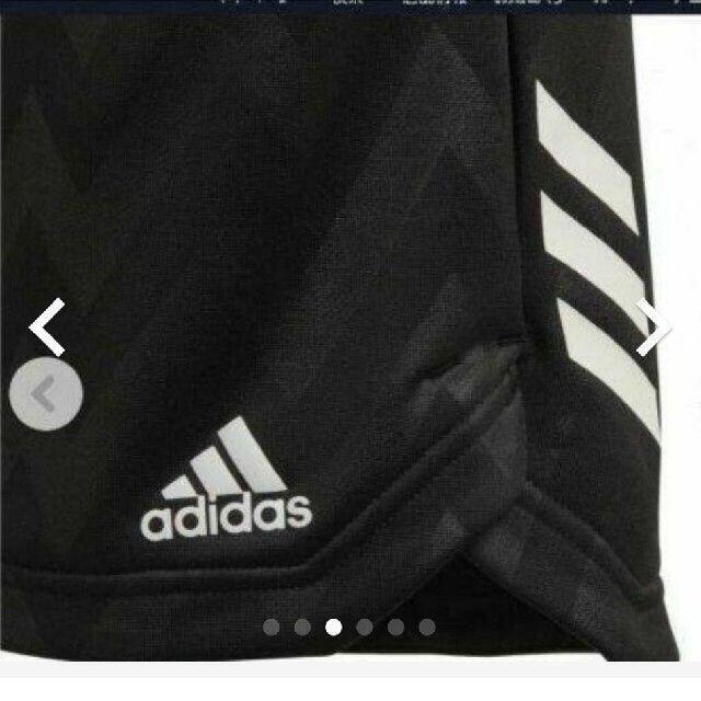 adidas(アディダス)の【新品】【サイズ：150】adidasキッズBTRXFGハーフパンツ(黒) キッズ/ベビー/マタニティのキッズ服男の子用(90cm~)(パンツ/スパッツ)の商品写真