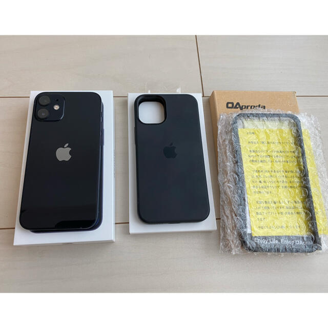 美品 iPhone12 mini 64gb ブラック　simフリー