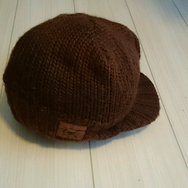 DIESEL(ディーゼル)のDIESEL ニットキャスケット 茶色 FREEサイズ レディースの帽子(キャスケット)の商品写真