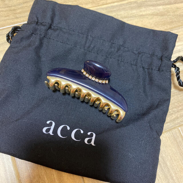 新品 未使用】acca ヘアクリップ 安室奈美恵着用 ネイビー - バレッタ