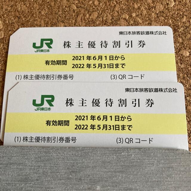 JR東日本・株主優待割引券２枚