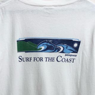 パタゴニア(patagonia)のpatagonia 白半袖Ｔシャツ(Tシャツ/カットソー(半袖/袖なし))