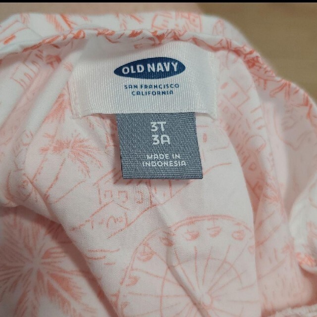 Old Navy(オールドネイビー)のノースリーブ タンクトップ フリル キッズ/ベビー/マタニティのキッズ服女の子用(90cm~)(Tシャツ/カットソー)の商品写真