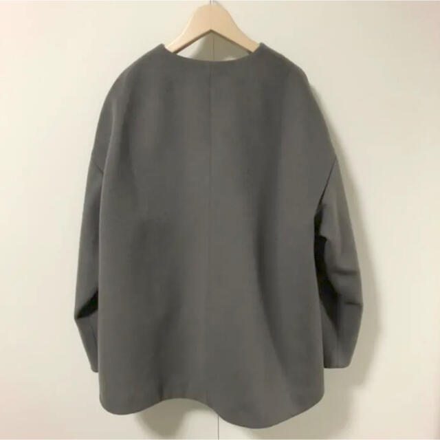 theory luxe 2021年購入 ノーカラーコート 100%本物 www.toyotec.com