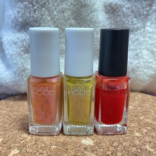 ネイルホリック(NAIL HOLIC)のネイルホリック  オレンジ系3種(マニキュア)