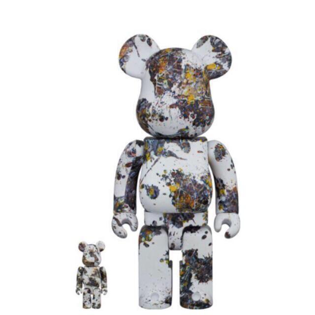 MEDICOM TOY(メディコムトイ)のBE@RBRICK Jackson Pollock Studio (SPLASH エンタメ/ホビーのおもちゃ/ぬいぐるみ(その他)の商品写真