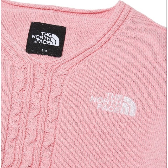 THE NORTH FACE(ザノースフェイス)のTHE NORTH FACE　ノースフェイス　キッズ　ニット　子供　新品　110 キッズ/ベビー/マタニティのキッズ服女の子用(90cm~)(ニット)の商品写真