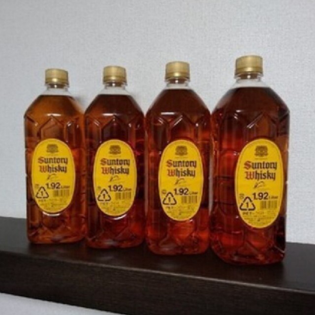ントリー ウイスキー角瓶 1.92L×4本-