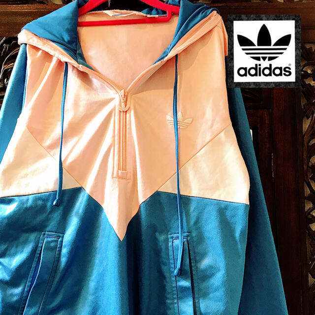 adidas(アディダス)のアディダス オリジナルス パールカラー ジャージ パーカー アノラックパーカー レディースのトップス(パーカー)の商品写真