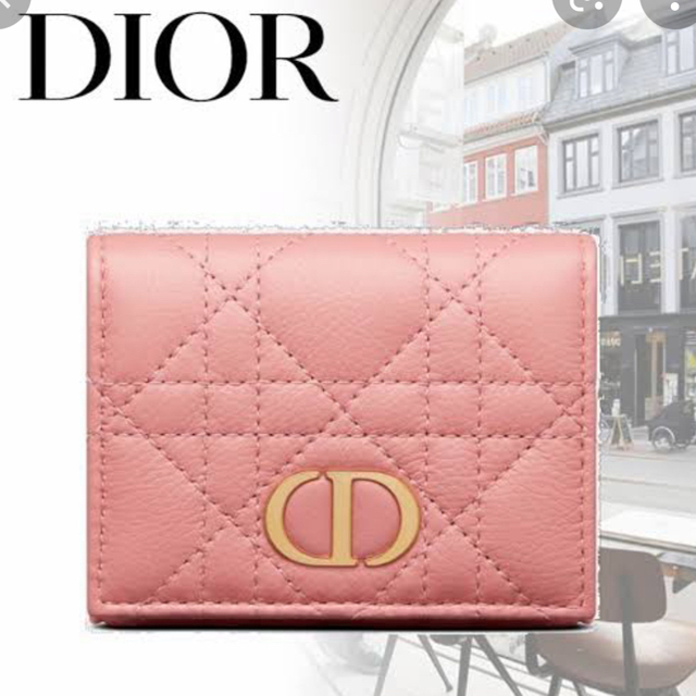 Dior(ディオール)のDIOR CARO コンパクトウォレット レディースのファッション小物(財布)の商品写真