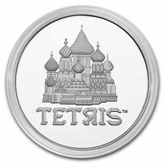 最新銀貨2021 1 オンス　Niue Tetris - St Basil's