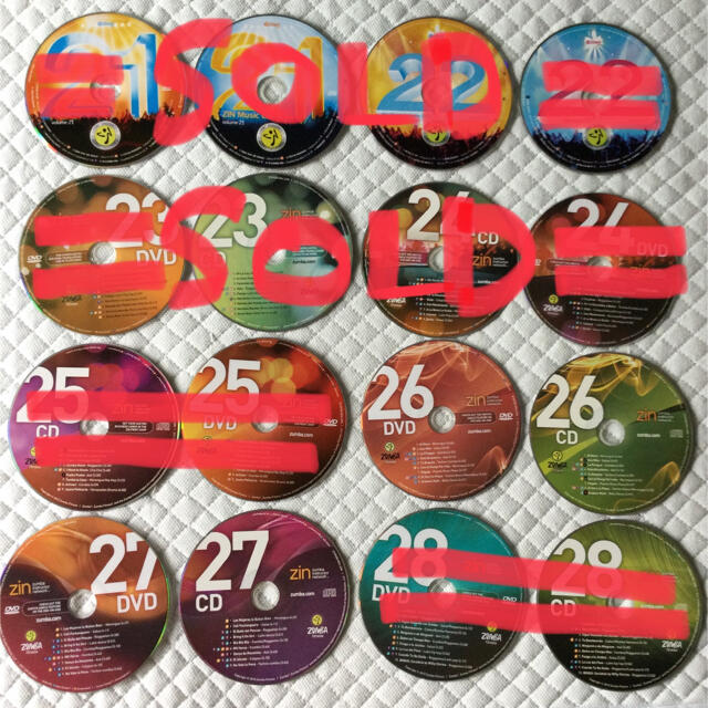ZUMBA オリジナル　CD＆DVDセット