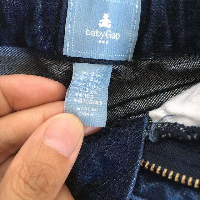 babyGAP(ベビーギャップ)のデニムスカート キッズ/ベビー/マタニティのキッズ服女の子用(90cm~)(スカート)の商品写真