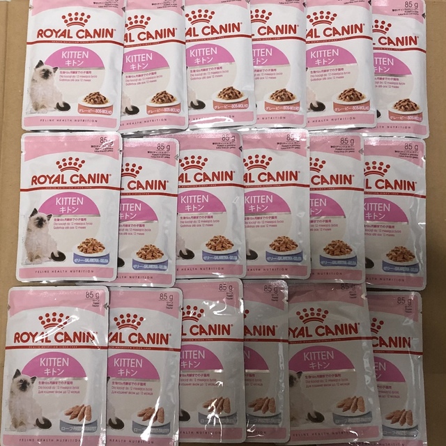 ROYAL CANIN(ロイヤルカナン)のロイヤルカナン キトン子猫用ウェットフード3種20袋 グレービー＆ゼリー＆ローフ その他のペット用品(ペットフード)の商品写真