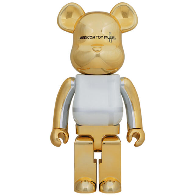 BE@RBRICK MEDICOM TOY PLUS GOLD CHROME