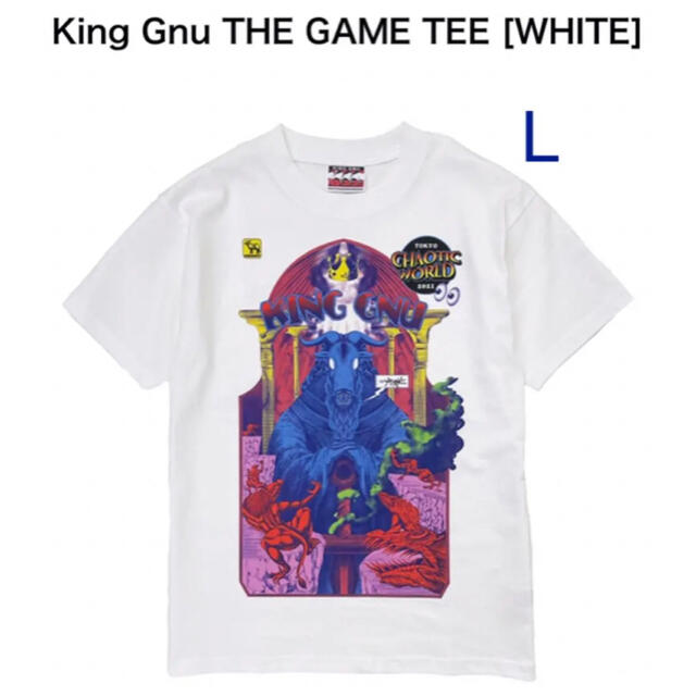 最終値下☆King Gnu THE GAME TEE [WHITE] L