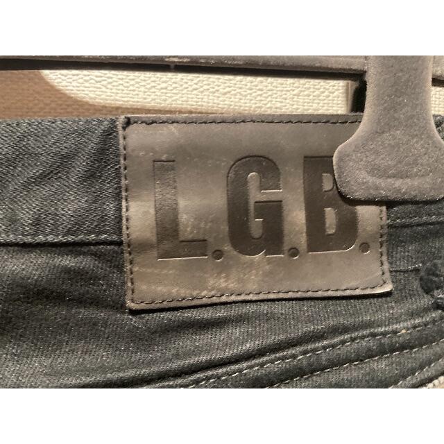 LGB - LGB スカルパッチブラックデニムの通販 by MoMo High LGB - LGB スカルパッチブラックデニムの通販 by MoMo High