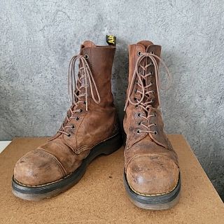 ドクターマーチン(Dr.Martens)のDr.Matens 10ホール スチールトゥ スエードブーツ(ブーツ)