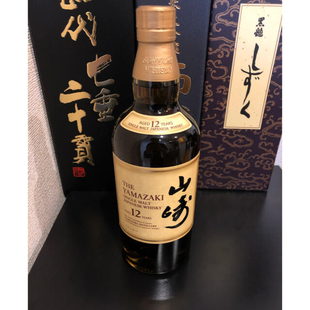 サントリー(サントリー)のSUNTORY　山崎12年（シングルモルト）700ml 食品/飲料/酒の酒(ウイスキー)の商品写真