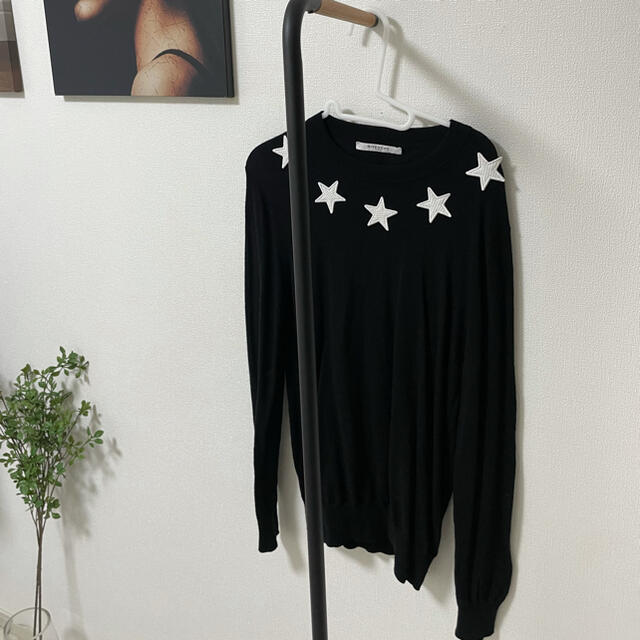 GIVENCHY WOOL STAR PATCH SWEATER ジバンシィ
