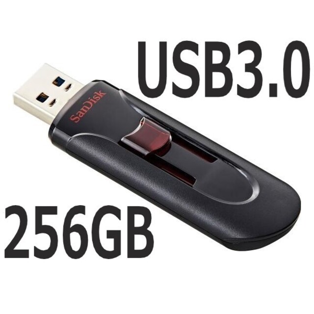 SanDisk(サンディスク)のUSBメモリ Sandisk Flashメモリ 256GB USB3.0 エンタメ/ホビーのゲームソフト/ゲーム機本体(その他)の商品写真