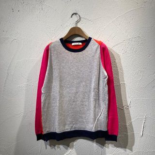 ラコステ(LACOSTE)のLACOSTEラコステ/切替配色ニット(ニット/セーター)