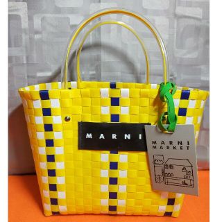 マルニ(Marni)の【新品】マルニ MARNI トートバッグ カゴバッグ(かごバッグ/ストローバッグ)