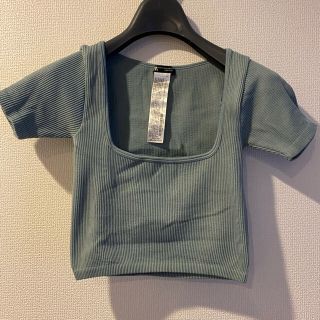 ザラ(ZARA)のZARA 水色　半袖トップス(カットソー(半袖/袖なし))