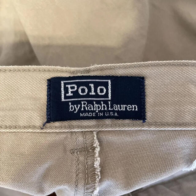 POLO RALPH LAUREN(ポロラルフローレン)の希少 90s ビンテージ USA製 ポロ ラルフローレン ルーズ ショートパンツ メンズのパンツ(ショートパンツ)の商品写真