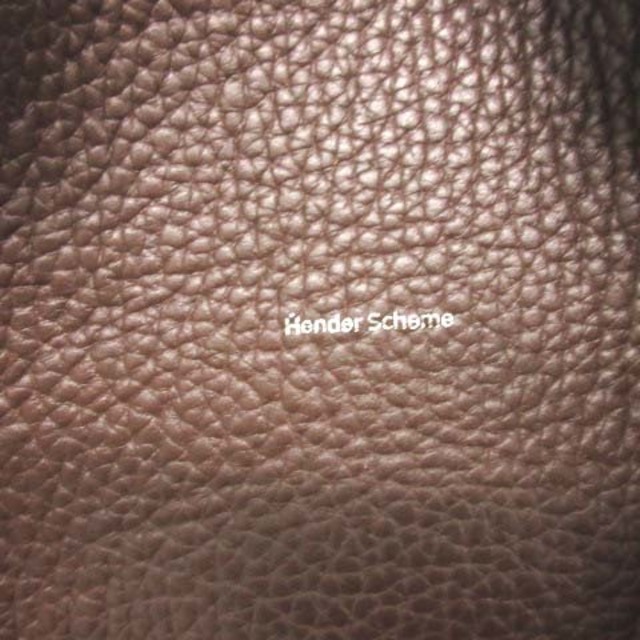 Hender Scheme(エンダースキーマ)のエンダースキーマ ピアノバッグ カウシボレザー トートバッグ ハンドバッグ 茶 メンズのバッグ(トートバッグ)の商品写真